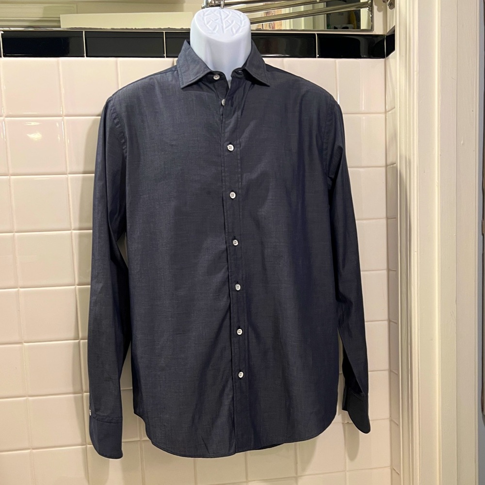 rag & bone | Men’s Dress Shirt, tailored fit | Neck size 15.5